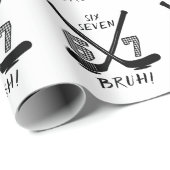 67 Six Seven Funny Meme Brain Rot Meme Cadeaupapier (Rol Hoek)