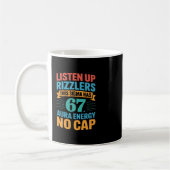 67 Six Seven Get Sendy Meme Ontwerp Grappig 6 7 Si Koffiemok (Links)