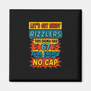 67 Six Seven Get Sendy Meme Ontwerp Grappig 6 7 Si Magneet