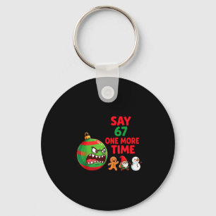 67 Six Seven Grappig Kerst 6 7 Meme Grap Mannen Vr Sleutelhanger