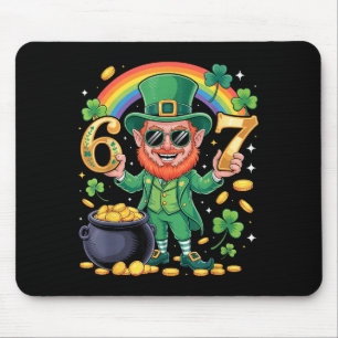 67 Six Seven Grappige 6 7 Meme St Patricks Dag Lep Muismat