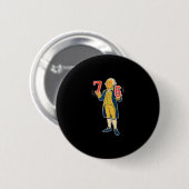 67 Six Seven Grappige George Washington Meme  Ronde Button 5,7 Cm (Voorkant /achterkant)