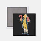 67 Six Seven Grappige George Washington Meme T-shi Magneet (Voorkant / Achterkant)