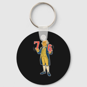 67 Six Seven Grappige George Washington Meme T-shi Sleutelhanger