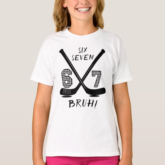 67 Six Seven Grappige Meme Brain Rot Meme T-shirt (Voorkant)