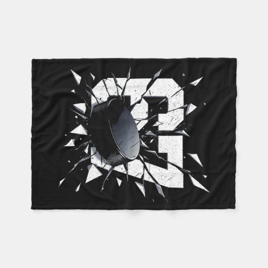 67 Six Seven Hockey Gen Alpha Brainrot Meme  Fleece Deken (Voorkant (Horizontaal))