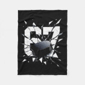 67 Six Seven Hockey Gen Alpha Brainrot Meme  Fleece Deken (Voorkant)