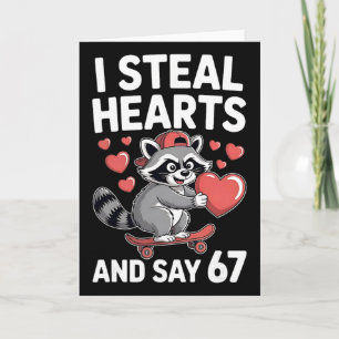 67 Six Seven I Steel Harten Valentijnsdag 6 7 Mij Kaart