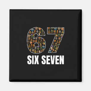 67 Six Seven Italiaanse Brainrot Gen Alpha Slang M Magneet
