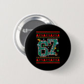 67 Six Seven Kerst Grappige Meme Hand 67 Koppels Ronde Button 5,7 Cm (Voorkant /achterkant)