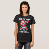 67 Six Seven Kerstmis 6 7 Meme T-shirt (Voorkant volledig)