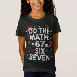 67 Six Seven Leuke Vakantie Wiskunde T-shirt
