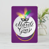 67 Six Seven Mardi-Gras Black History 2026 Feestdagenkaart (Staand voorkant)