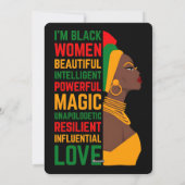 67 Six Seven Mardi-Gras Black History 2026 Feestdagenkaart (Achterkant)