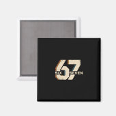 67 Six Seven Meme 1  Magneet (Voorkant / Achterkant)