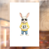 67 Six Seven Meme 6 7 Grappige Pasen Dag voor Jong Raamsticker (Vel 2)