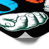 67 Six Seven Meme 6 7 Hands  Poster (Hoek)