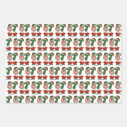 67 Six Seven Meme Christmas Inpakpapier Vel (Voorkant 2)