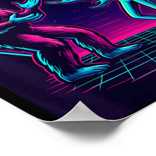 67 Six Seven Meme Funny Bigfoot Alien Sasquatch Uf Poster (Hoek)