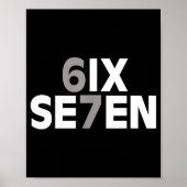 67 Six Seven Meme Funny Gen Alpha Slang Teens Kids Poster (Voorkant)