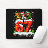 67 Six Seven Meme Gen Alpha Kerstman Elf Re Muismat (Met muis)