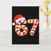 67 Six Seven Meme Gen Alpha Sla Jargon Grappig Ker Kaart (Gele Bloem)