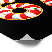 67 Six Seven Meme Gen Alpha Sla Jolly Kerst  Poster (Hoek)