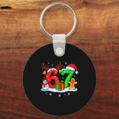 67 Six Seven Meme Gen Alpha Sla Jolly Kerstmis Sleutelhanger (Voorkant)