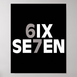 67 Six Seven Meme Grappig Gen Alpha Jargon Tiener  Poster