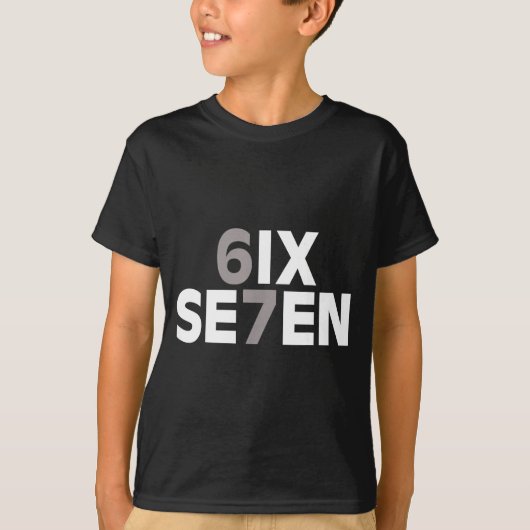 67 Six Seven Meme Grappig Gen Alpha Slaang Tiener T-shirt (Voorkant)