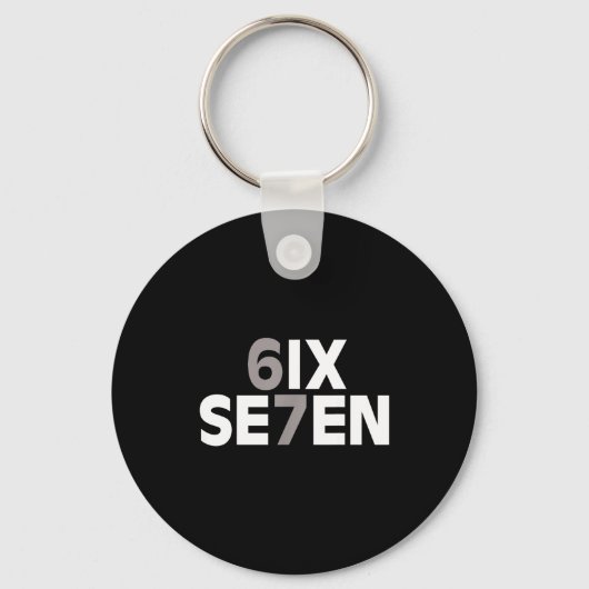67 Six Seven Meme Grappige Gen Alpha Jargon Tiener Sleutelhanger (Voorkant)
