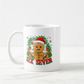67 Six Seven Mème Grappige Kerst Gingerbread Hand  Koffiemok (Links)
