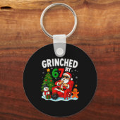 67 Six Seven Meme Kerstmis Grinched Door 6-7 Gen A Sleutelhanger (Voorkant)