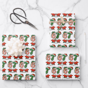 67 Six Seven Meme Kerstmis Inpakpapier Vel