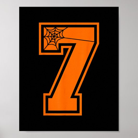 67 Six Seven Meme Koppel bijpassende Halloween Kos Poster (Voorkant)