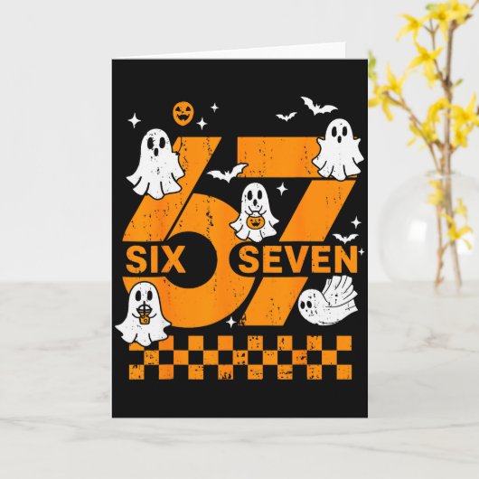 67 Six Seven Meme Leuk 6 7 Koppel Overeenkomstig H Kaart (Gele Bloem)