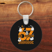 67 Six Seven Meme Leuk 6 7 Koppel Passend Hallowee Sleutelhanger (Voorkant)