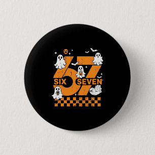 67 Six Seven Meme Leuk 6 7 Koppel Passende Hallowe Ronde Button 5,7 Cm