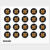 67 Six Seven Meme Leuk 6 7 Koppel Passende Hallowe Ronde Sticker (Vel)