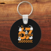 67 Six Seven Meme Leuk 6 7 Koppel Passende Hallowe Sleutelhanger (Voorkant)