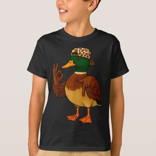 67 Six Seven Meme Mallard Duck Hunting Season Boy  T-shirt (Voorkant)