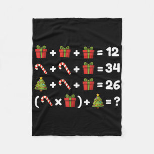 67 Six Seven Meme Wiskunde Kerst Vergelijking Logi Fleece Deken