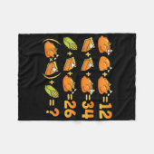 67 Six Seven Meme Wiskunde Thanksgiving Vergelijki Fleece Deken (Voorkant (Horizontaal))