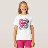 67 Six Seven Pink Retro Pop Culture T-shirt (Voorkant volledig)