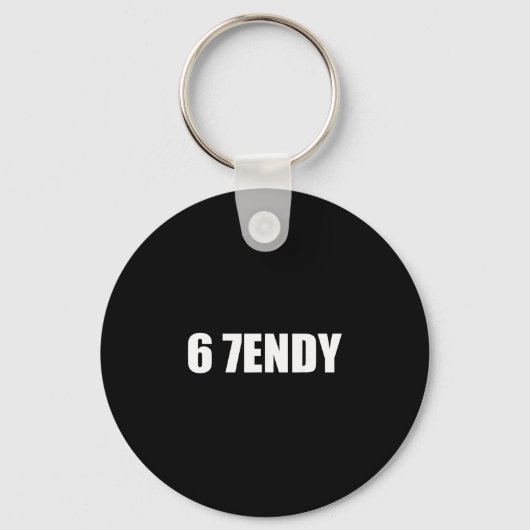 67 Six Seven Sendy 6 7endy Laten we Sendy 67 Meme Sleutelhanger (Voorkant)