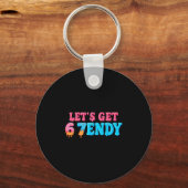 67 Six Seven Sendy 6 7endy Let's Get Sendy 67 Meme Sleutelhanger (Voorkant)