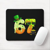 67 Six Seven Shamrock Grappige St. Patrick's Dag J Muismat (Met muis)