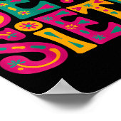 67 Six Seven Spanieacher Bilingual Seis Siete Chri Poster (Hoek)