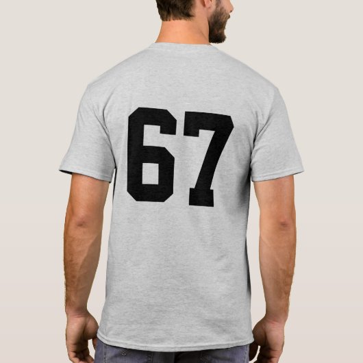 67 Six Seven T-shirt (Achterkant)