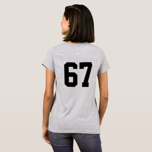67 Six Seven T-shirt (Achterkant volledig)